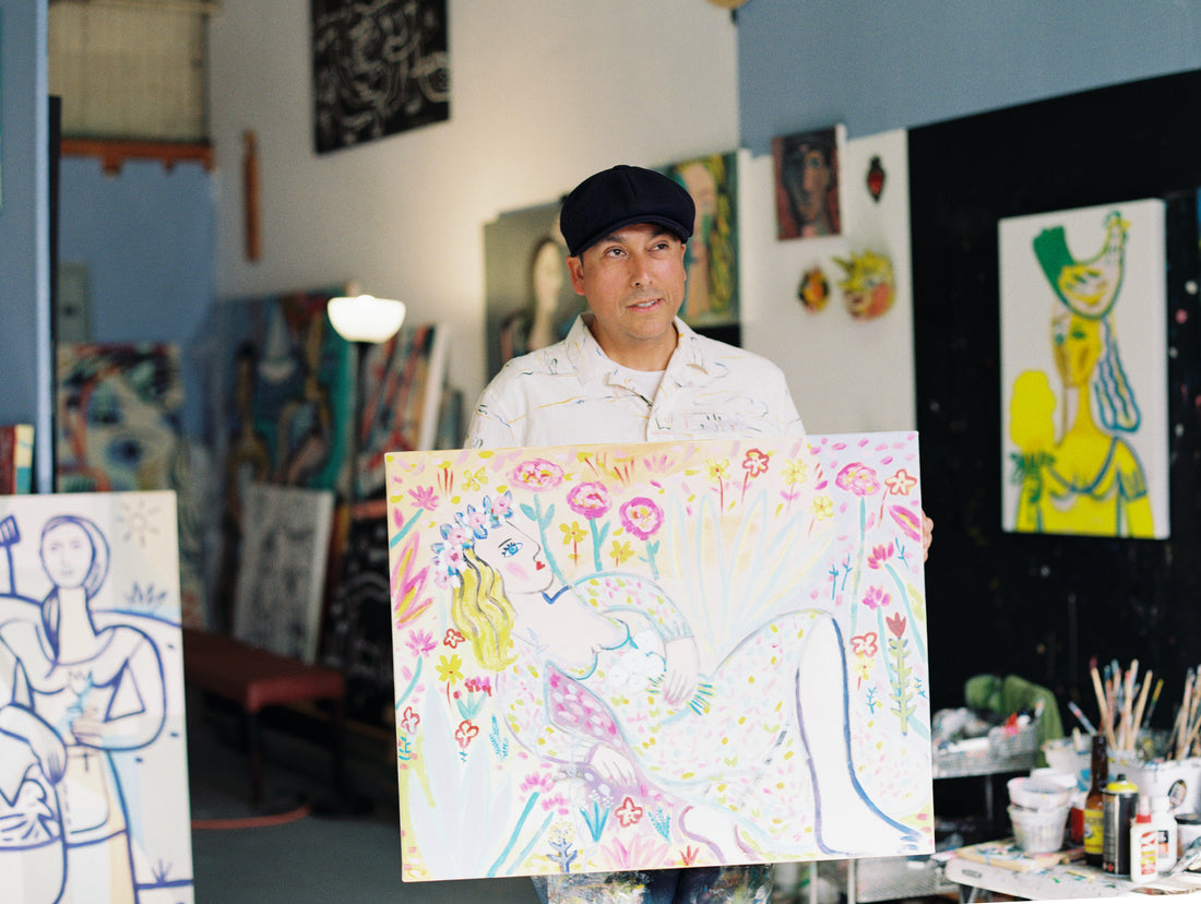 Funk Zone Artist Pedro De La Cruz: A Look Inside his Private Studio