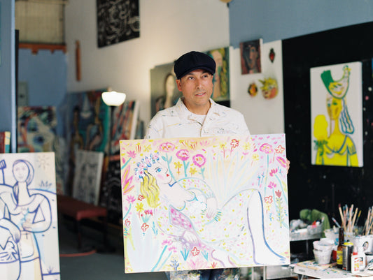 Funk Zone Artist Pedro De La Cruz: A Look Inside his Private Studio