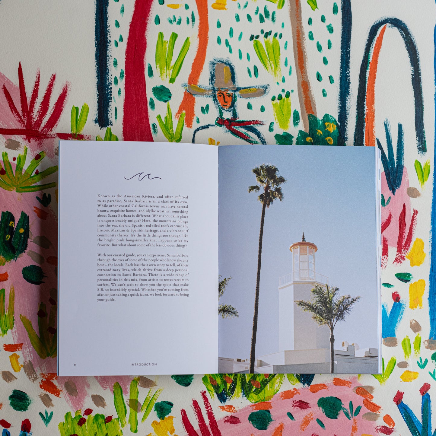Image of the inside of the book Jaunt Journals Text and picture of the Coral Casino