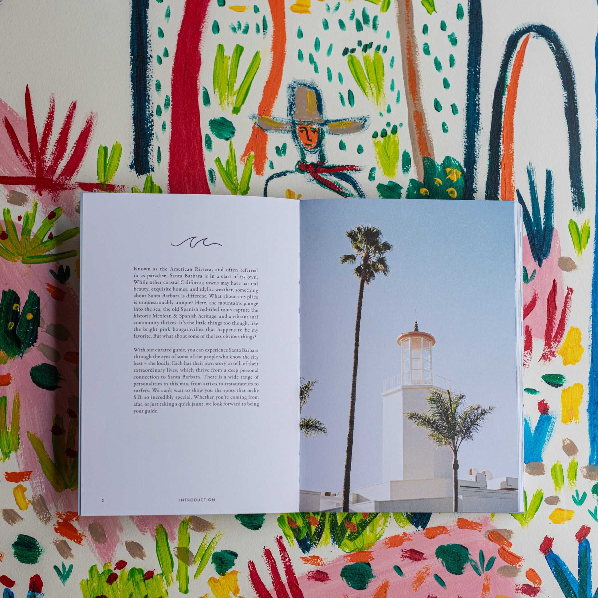 Image of the inside of the book Jaunt Journals Text and picture of the Coral Casino