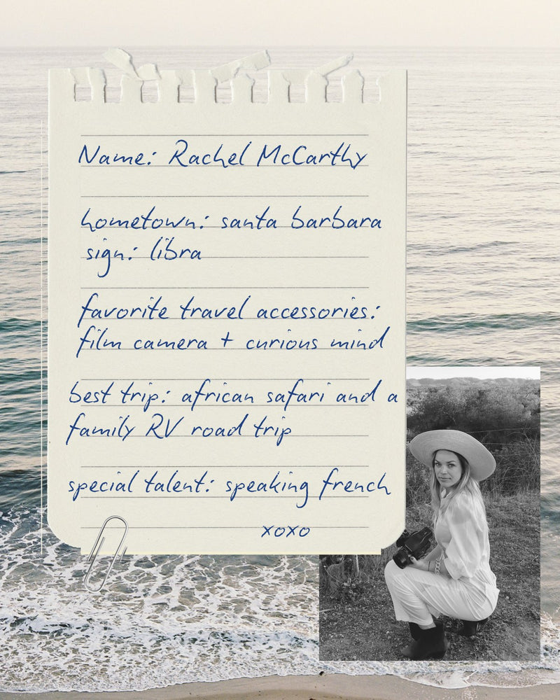 Rachel McCarthy working on Jaunt Journals guidebook