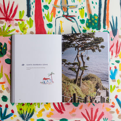 Image of the inside of the book Jaunt Journals Text and picture of Mesa Lane